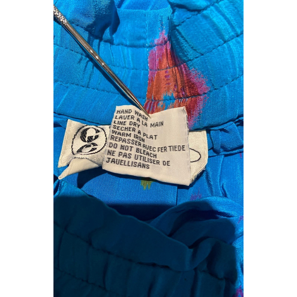 Vintage 80s 90s Diane Gilman Silk Skirt Size Small - Picture 7 of 7